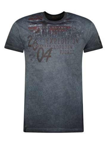 Geographical Norway Shirt "Jelegant" in Anthrazit