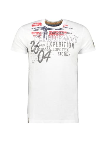 Geographical Norway Shirt "Jelegant" in Weiß