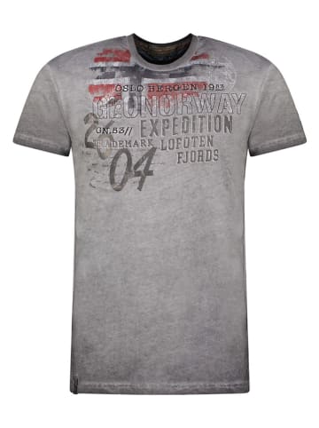 Geographical Norway Shirt "Jelegant" in Grau
