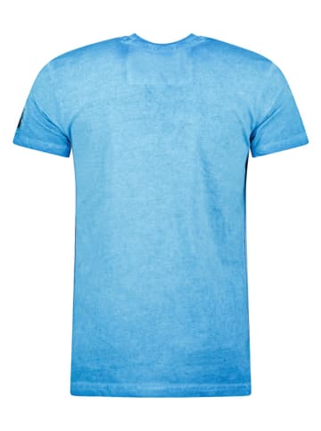 Geographical Norway Shirt "Jelegant" in Blau
