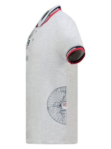 Geographical Norway Poloshirt "Krug" in Grau