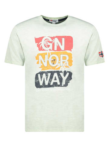 Geographical Norway Shirt "Jemilio" in Grün