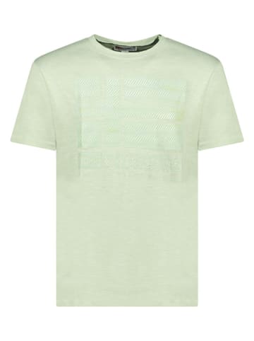 Geographical Norway Shirt "Jraye" in Grün