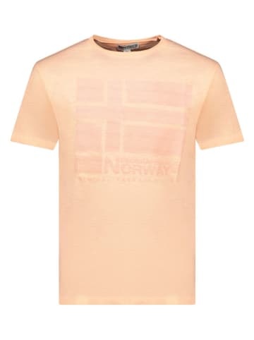 Geographical Norway Shirt "Jraye" in Peach