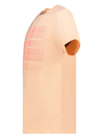 Geographical Norway Shirt "Jraye" in Peach