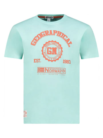 Geographical Norway Shirt "Jamilia" turquoise