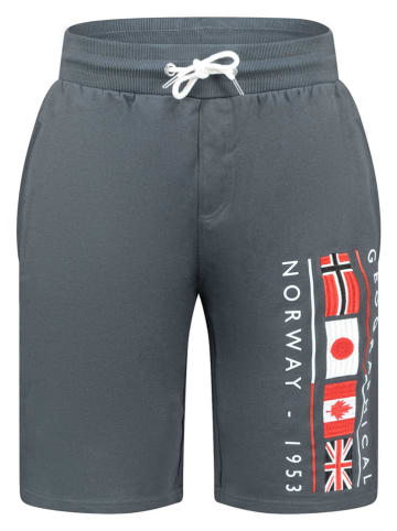 Geographical Norway Sweatbermudas "Paurant" in Anthrazit