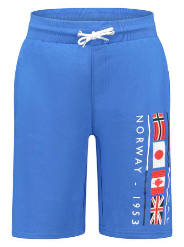 Geographical Norway Sweatbermudas "Paurant" in Blau