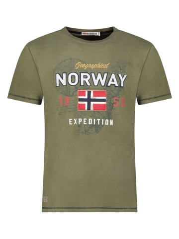 Geographical Norway Shirt "Juitre" in Khaki