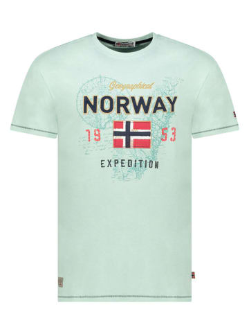 Geographical Norway Shirt "Juitre" in Türkis
