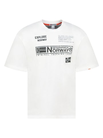 Geographical Norway Shirt "Jartin" in Weiß