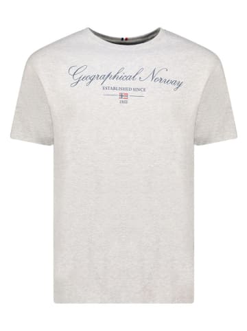 Geographical Norway Shirt "Illumine" in Grau