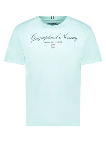 Geographical Norway Shirt "Illumine" in Türkis