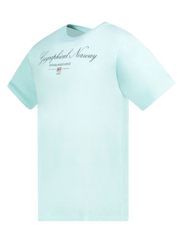 Geographical Norway Shirt "Illumine" in Türkis