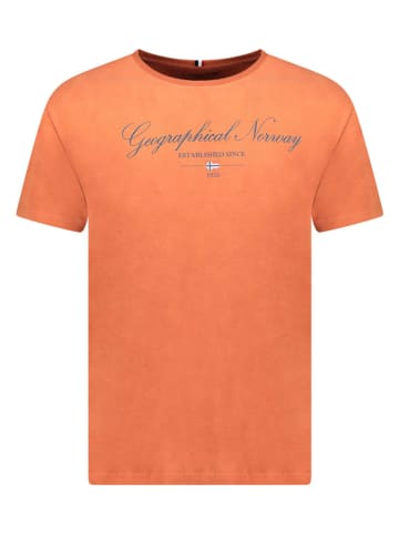 Geographical Norway Shirt "Illumine" in Orange