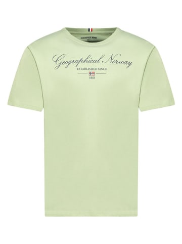 Geographical Norway Shirt "Illumine" in Grün