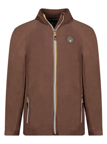 Geographical Norway Kurtka polarowa "Tugim" w kolorze brązowym