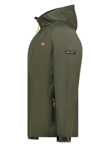 Geographical Norway Kurtka softshellowa "Tamigoglor" w kolorze khaki