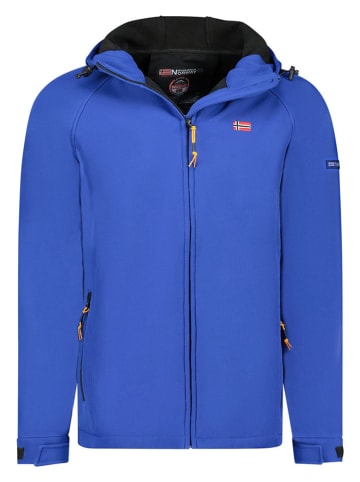 Geographical Norway Kurtka softshellowa "Tamigoglor" w kolorze niebieskim