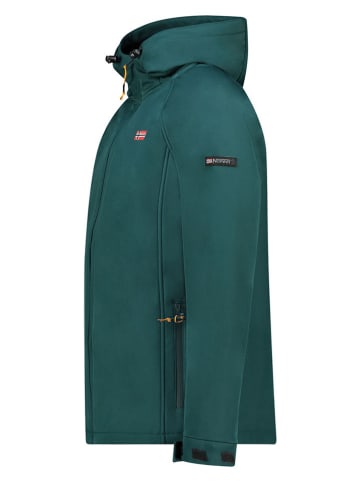 Geographical Norway Softshelljas "Tamigoglor" donkergroen