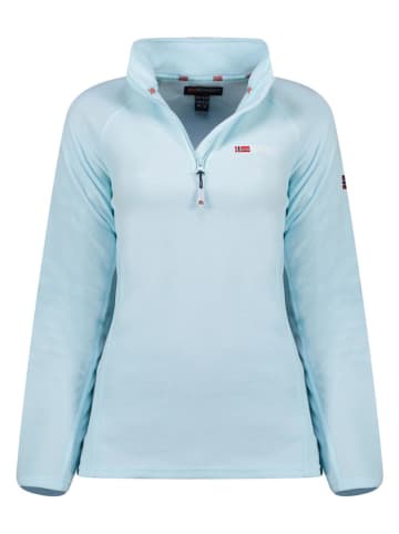 Geographical Norway Fleecepullover "Tug" in Hellblau