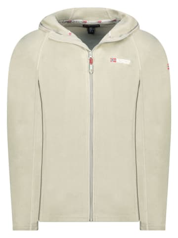 Geographical Norway Kurtka polarowa "Tugood" w kolorze szarozielonym