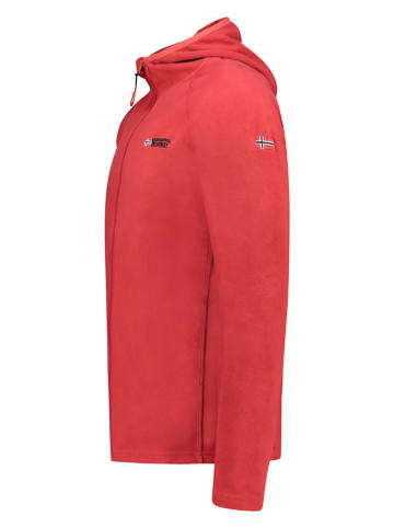 Geographical Norway Kurtka polarowa "Tugood" w kolorze czerwonym