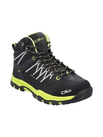 CMP Leren trekkingboots "Rigel" zwart/geel
