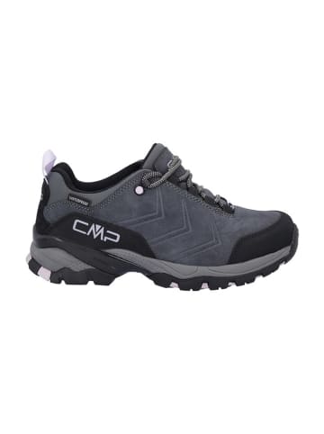 CMP Skórzane buty trekkingowe "Melnick" w kolorze szaro-czarnym