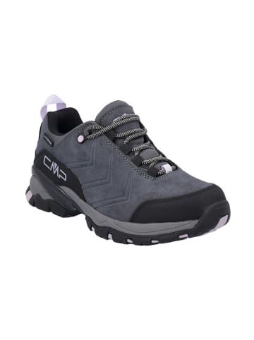 CMP Skórzane buty trekkingowe "Melnick" w kolorze szaro-czarnym