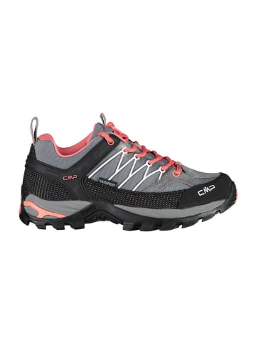 cmp Leder-Trekkingschuhe "Rigel" in Schwarz/ Grau/ Pink