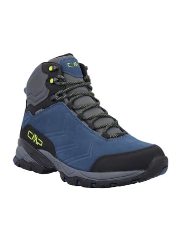 CMP Leder-Trekkingboots "Melnick" in Dunkelblau/ Grau