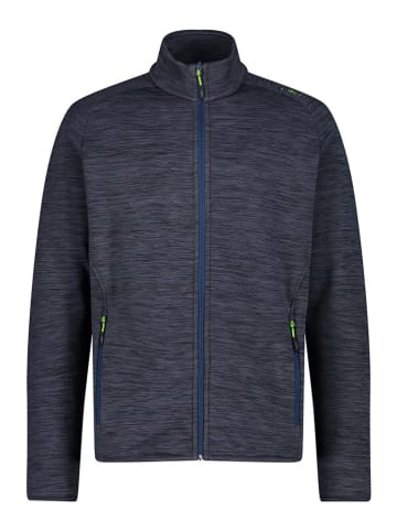 CMP Fleecejacke in Dunkelblau/ Grau
