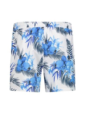 CMP Badeshorts in Weiß/ Hellblau