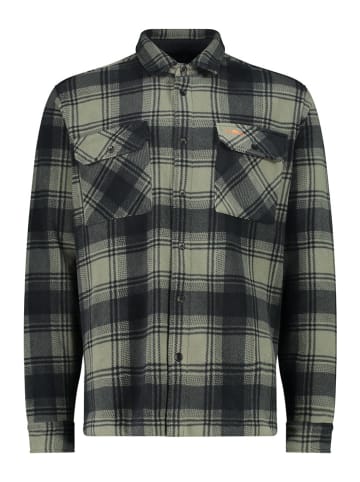 CMP Fleece blouse - regular fit - groen/zwart