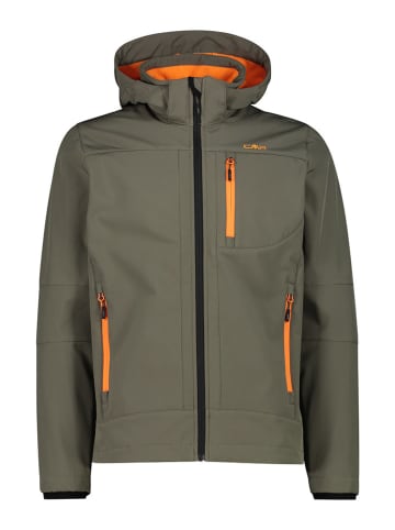 CMP Softshelljas kaki/oranje