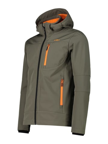 CMP Softshelljas kaki/oranje