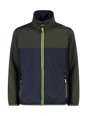 CMP Fleecejacke in Khaki/ Anthrazit