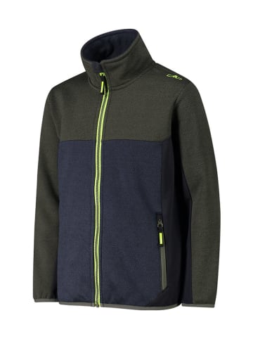 CMP Fleecejacke in Khaki/ Anthrazit