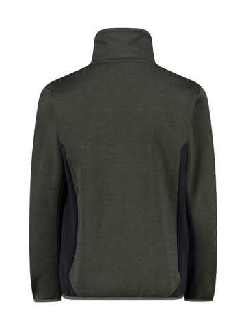 CMP Fleecejacke in Khaki/ Anthrazit