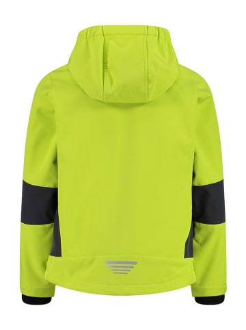 CMP Softshelljas limoengroen/zwart