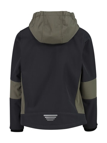 CMP Softshelljas zwart/kaki