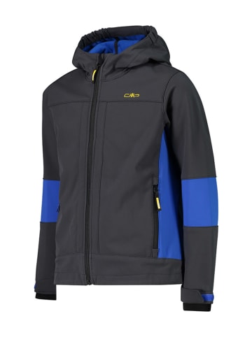 CMP Softshelljas antraciet/blauw