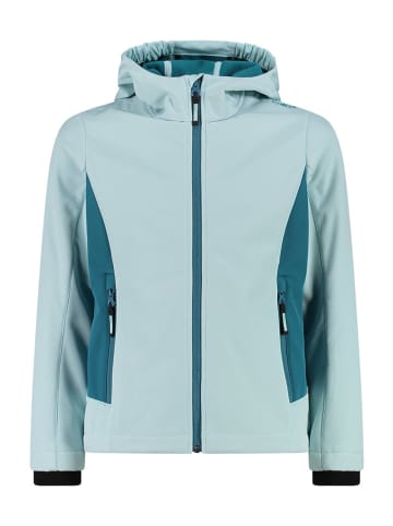 CMP Softshelljacke in Hellblau/ Petrol