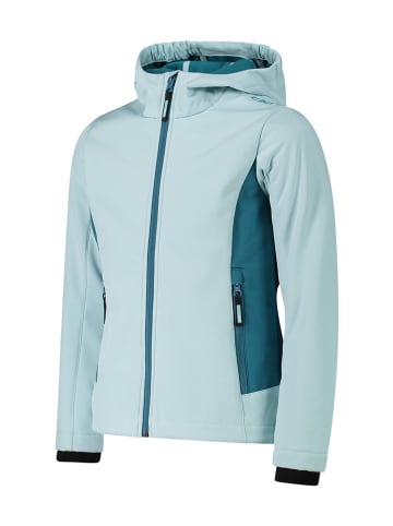 CMP Softshelljacke in Hellblau/ Petrol