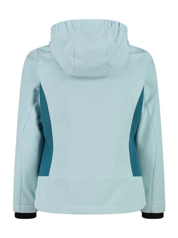 CMP Softshelljacke in Hellblau/ Petrol