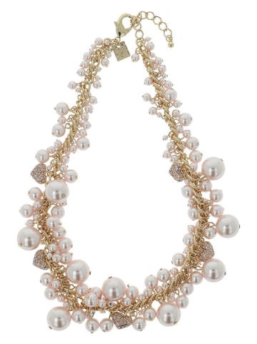 Otazu Beschicht. Halskette mit Swarovski Kristallen - (L)41 cm