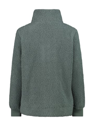 CMP Bluza polarowa w kolorze zielonym