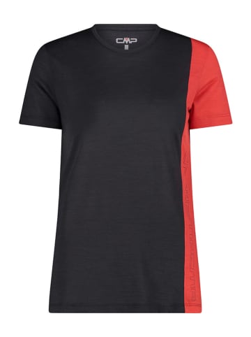 CMP Funktioneel shirt zwart/oranje