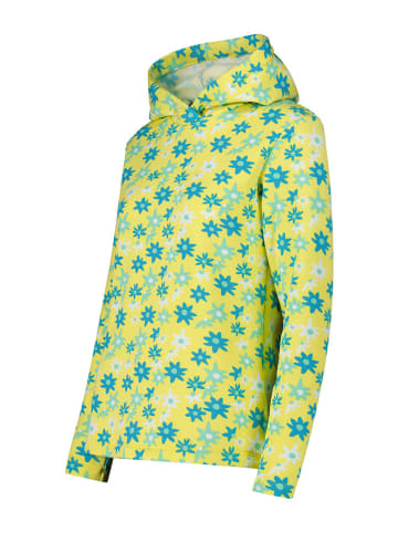 CMP Hoodie in Blau/ Gelb